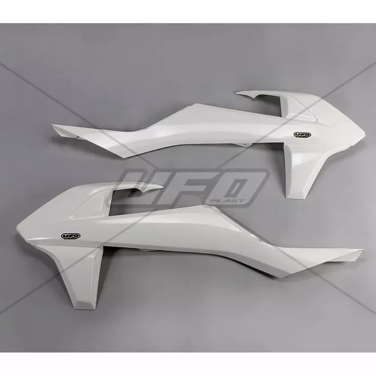 UFO Ilmanohjaimet KTM125-525 SX/SXF 16-18 EXC/EXC-F 17-19 Valkoinen 047 - Moottoripyörän ilmanohjaimet - D219740 - 1