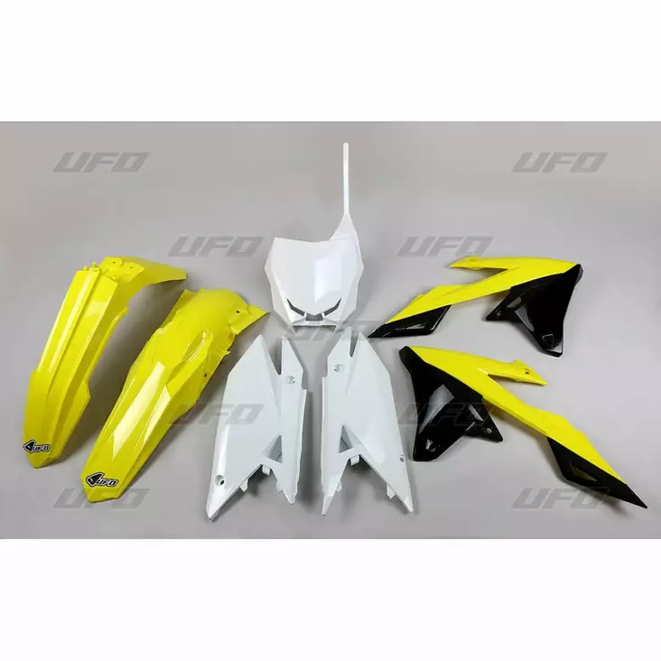 UFO Muovisarja 5-osainen original 999 RM-Z250 19- RM-Z450 2018- - Moottoripyörän muovisarjat - D242350 - 1