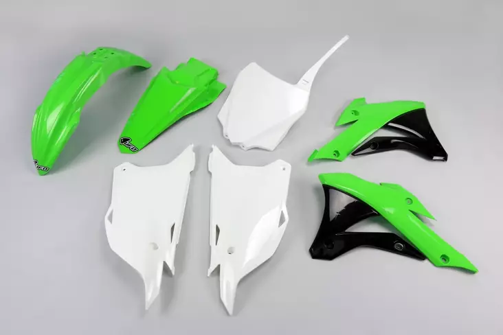 UFO Muovisarja 5-osainen original KX85 OEM 14-21 - Moottoripyörän muovisarjat - D258320 - 1