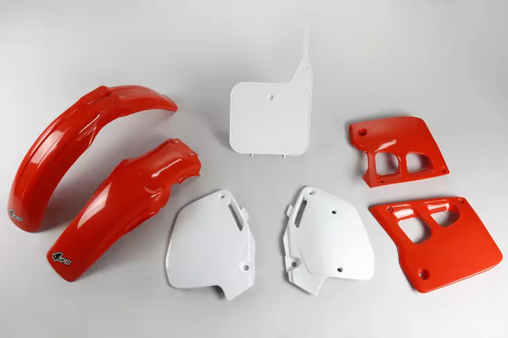 UFO Plastic kit 5-parts OEM 999K CR250 90-91 - Moottoripyörän muovisarjat - D451760 - 1