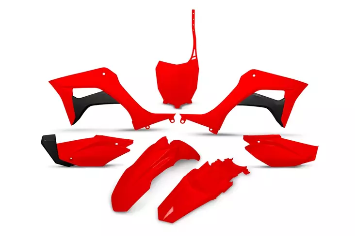 UFO Plastic kit 5 -parts Punainen 070 CRF110F 2019- - Moottoripyörän muovisarjat - D402870 - 1