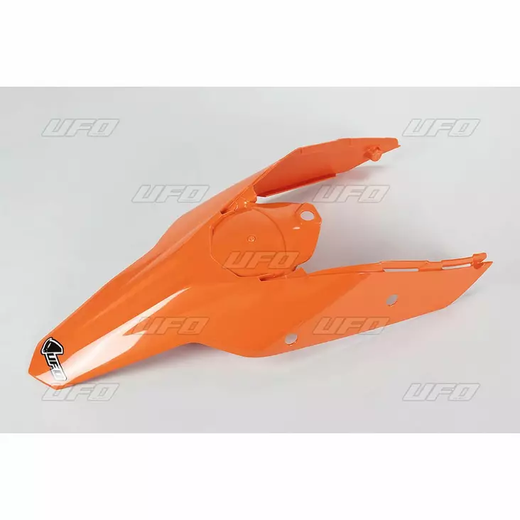 UFO Takalokasuoja sis. sivunumerokilvet KTM125-525 SX/SXF 07-10 Oranssi - Moottoripyörän lokasuojat - D219210 - 1