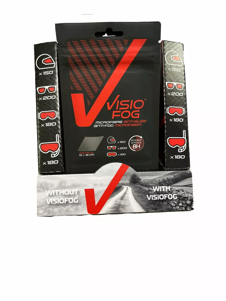 VISIOFOG Full counter Display Antifog microfiber wipe x20 - Muut moottoripyörävaatteet/tarvikkeet - D538360 - 1
