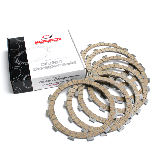 Wiseco Clutch Fiber Kit CR125 '90-99 + KTM125SX/EXC '98-18 - Moottoripyörän kytkinlevyt - D275270 - 1