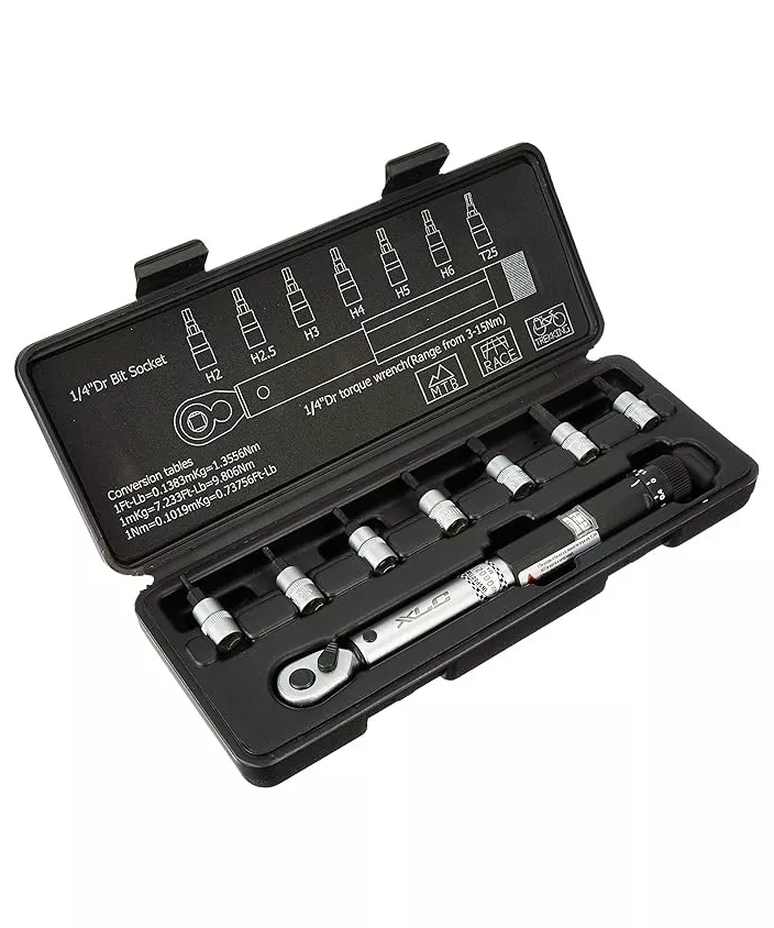 XLC TO-S41 Torque wrench 1/4" 3-15 Nm - Polkupyörän tarvikkeet - 130390 - 1