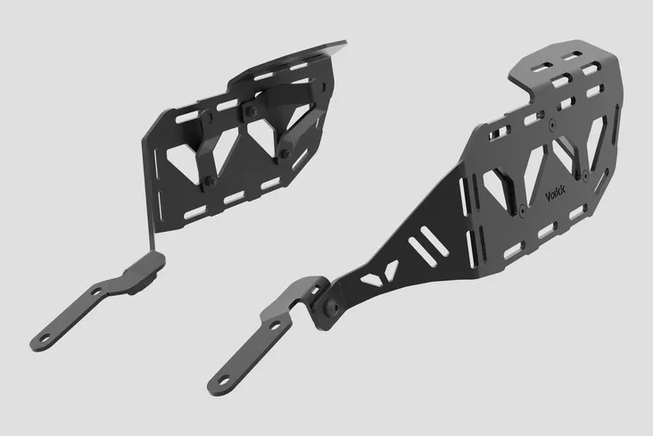 Yakk EXP Side pannier luggage rack CFMOTO 450MT (24-) black - Moottoripyörän laukkujen kiinnityssarjat - D548710 - 1