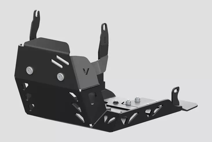 Yakk EXP Skid plate Kove 800X RALLY/PRO (24-) black - Moottoripyörän pohjapanssarit - D547370 - 1
