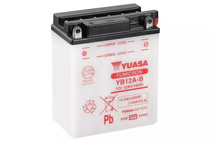 Yuasa akku YB12A-B (cp) Happopatruuna mukana (4) - Akut - D760 - 1