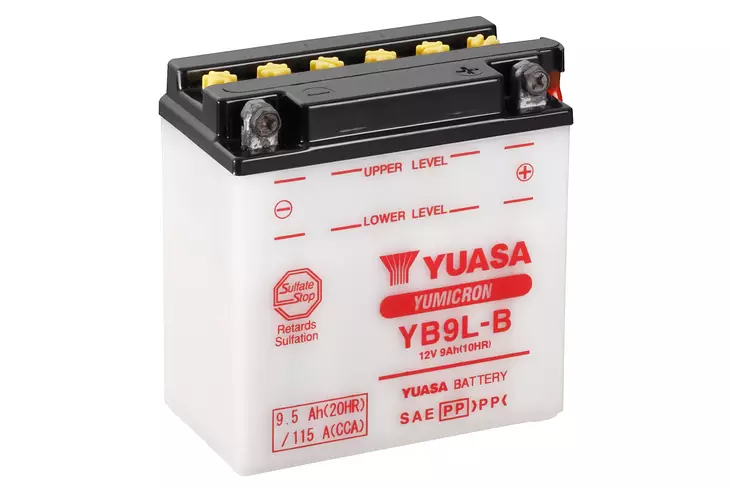 Yuasa akku, YB9L-B (dc) akkuhappoa ei mukana (5) - Akut - D52160 - 1