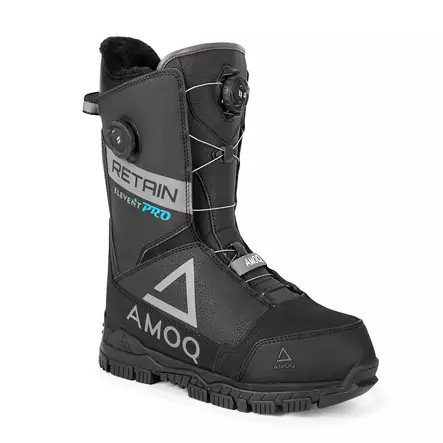 AMOQ Retain Dual Opti-Fit lacing Saappaat Musta/Harmaa - Kelkkakengät - D475201 - 1