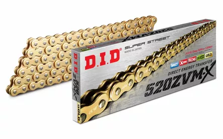 D.I.D 520ZVM-X G&G Chain+Connecting link rivet type (ZJ) - Ketjut 520 - D528011 - 1