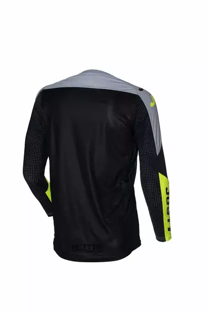 Just1 Paita J-Flex 2.0 Frontier Teal Musta/Keltainen Fluo - Motocross paidat MX - D444941 - 2