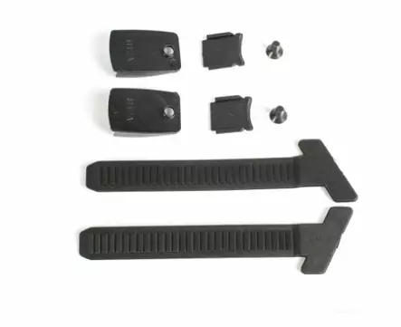 Kit ext. Toothed band BLACK + button +screws STEALTH - Onroad kenkien varaosat - D386141 - 1