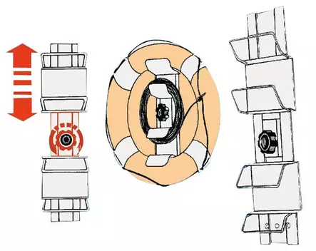 Osculati Ringbuoy square bracket - Veneilytarvikkeet - D224431 - 1