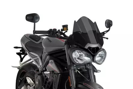 Puig Winds.New Gen. Sport Triumph Speed/Street Triple - Moottoripyörän tuulisuojat - D301871 - 1