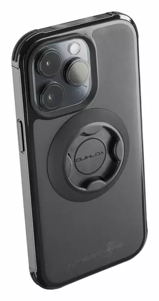 Interphone Quiklox - Iphone 15 Pro Max Case - Moottoripyörän matkapuhelintarvikkeet - D501641 - 1