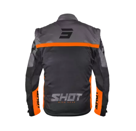 Shot Takki Softshell Lite 3.0 Musta/Oranssi - Ajotakit Enduro - D452221 - 2