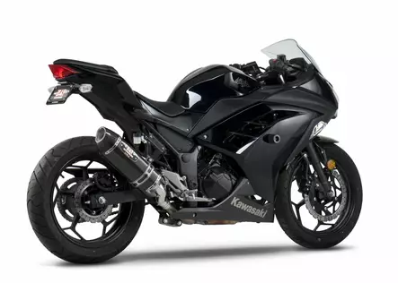 Yoshimura Slip-On Kawasaki Ninja 300 2013-17 Street R-77 So Ss-Cf-Cf - Moottoripyörän äänenvaimentimet - D334311 - 1