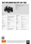 Can-Am 27 Outlander MAX DPS 700 T3b ABS Granite Gray - Can-Am mönkijät 2027 mallisto - 146961 - 3