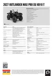 Can-Am 27 Outlander MAX PRO HD10 XU T3b - 60km/h Granite Gray - Can-Am mönkijät 2027 mallisto - 146951 - 3