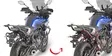 Givi Putkisivutelineet Rapid release V35-laukuille MT-07 Tracer 2016- - Moottoripyörän laukkujen kiinnityssarjat - D212391 - 1