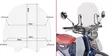 Givi Specific screen transparent 38.5 x 40 cm (H x W) Honda Super Cub C125 (18) - Moottoripyörän tuulisuojat - D324461 - 1