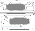 GOLDFREN Jarrupalat 104 Ceramic Carbon S3 - Moottoripyörän jarrupalat - D227941 - 1