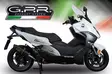 GPR Bmw C 650 Sport 2016/20 e4 EC-Approv. slip-on exhaust Furore Evo4 Nero - Moottoripyörän äänenvaimentimet - D426101 - 4