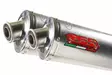GPR Ducati Monster S2R 800 2004/07 EC-Approv. silencer with mid-full line Titani - Moottoripyörän pakoputkistot - D424481 - 1