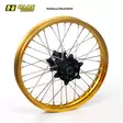 Haan wheel CRF450 02- 17-3,50 GOLD RIM/BLACK HUB - Moottoripyörän täydelliset vanteet - D490951 - 1