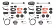 Interphone U-Com 16 tupla pack MESH Kypäräpuhelin - Kypäräpuhelimet - D471111 - 2