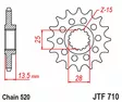 JT Eturatas JTF710.16 - Moottoripyörän eturattaat - D523981 - 1