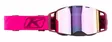 KLIM Edge Goggle Zebra Pink Glo Dark Smoke Pink Mirror - Kelkkailu ajolasit & linssit - 143071 - 2