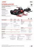 LYNX 26 XTERRAIN RE 3700 850 E-TEC ES 10,25 51MM POWDER MAX VIPER RED / BLACK - Lynx Crossover 2026 - 139301 - 2
