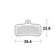 Motomaster Brake pad bicycle Organic Pro: Shimano D type - Moottoripyörän jarrupalat - D480821 - 1