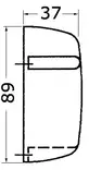 Osculati Vedenpitävä LED Ulkovalo 12V - Veneen Valaisimet - D123621 - 1