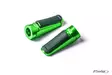 Puig Footpegs Racing+Rubber Rig/Left C/Green - Moottoripyörän jalkatapit - D300621 - 1