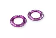 Puig Kit Rings Anodized Front Fork Protector C/Purple - Moottoripyörän kaatumatapit - D523741 - 1
