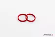 Puig Kit Rings Bar End C/Red - Moottoripyörän ohjaustangot päät - D302061 - 1