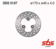 Sbs Jarrulevy Standard - Moottoripyörän jarrulevyt - D241801 - 1