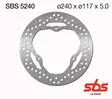 Sbs Jarrulevy Standard - Moottoripyörän jarrulevyt - D241841 - 1