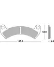 Sbs Jarrupalat Racing Sintered - Moottoripyörän jarrupalat - D280381 - 2
