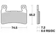 Sbs Jarrupalat Sintered - Moottoripyörän jarrupalat - D2761 - 2