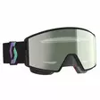 Scott Goggle React SMB AMP pro black/aurora green amp pro white chrome - Kelkkailu ajolasit & linssit - D500941 - 1