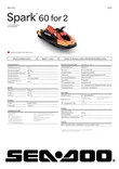 Sea-Doo 27 Spark 60 For 2 Sunrise Orange / Dragon Red - Sea-Doo vesijetti 2027 mallisto - 146941 - 3