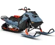 SKI-DOO 26 FREERIDE 154 850 E-TEC STD SHOT 76 MM POWDER MAX X-LIGHT SCANDI BLUE - Ski-Doo Syvä lumi 2026 - 139251 - 1