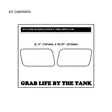 Stompgrip Universal Quadrilateral Tank Grips - Icon : Clear - Yleistarrat - D270411 - 2