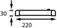 Turnstripe 8-LED Valokisko - Veneen Valaisimet - D123631 - 2