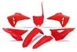 UFO Plastic kit 5-parts Red CRF250R 25-.. CRF450R 25-.. - Moottoripyörän muovisarjat - D511341 - 2