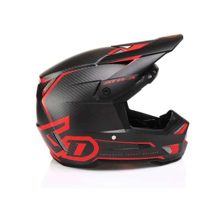 6D Helmet ATR-3 Nova Matte Red FIM - Offroad-kypärät - D546991 - 1